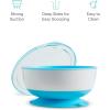 imageMunchkin Stay Put Munchkin Suction Baby Bowls with Lids  Dishes for Babies and Toddlers SelfFeeding Bowl Set for Kids 6 Months 3 Pack PinkPurple3pk with Lids BlueGreenMint