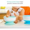 imageMunchkin Stay Put Munchkin Suction Baby Bowls with Lids  Dishes for Babies and Toddlers SelfFeeding Bowl Set for Kids 6 Months 3 Pack PinkPurple3pk with Lids BlueGreenMint