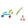 imageMunchkin Magnetic Fishing Bath Toys  Toddler Boat Set with Rod and 2 Fish Plus 4pc Bobbing Sea Creature Set