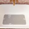 imageMunchkin Soft Spot Cushioned Bath Mat for Kids Grey amp  Float amp Play Bubbles Baby and Toddler Bath Toy 4 Count