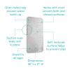 imageMunchkin Soft Spot Cushioned Bath Mat for Kids Grey amp  Float amp Play Bubbles Baby and Toddler Bath Toy 4 Count